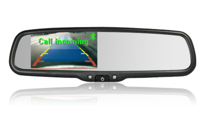 4.3 inch Car bluetooth rear view mirror monitor with reverse camera,EK-043LAB